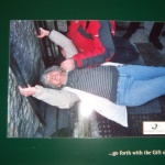 Me, kissing the Blarney Stone.