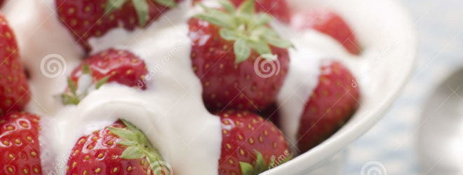 Strawberries, Sugar, and Cream